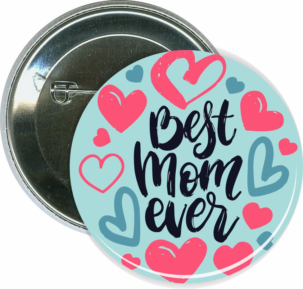 2 ¼" Round Pin Back Buttons