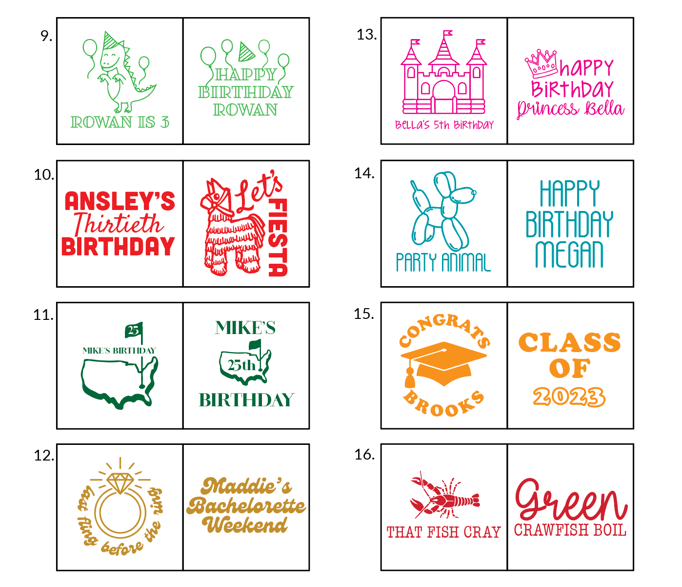 Tall Neoprene Can Koozies